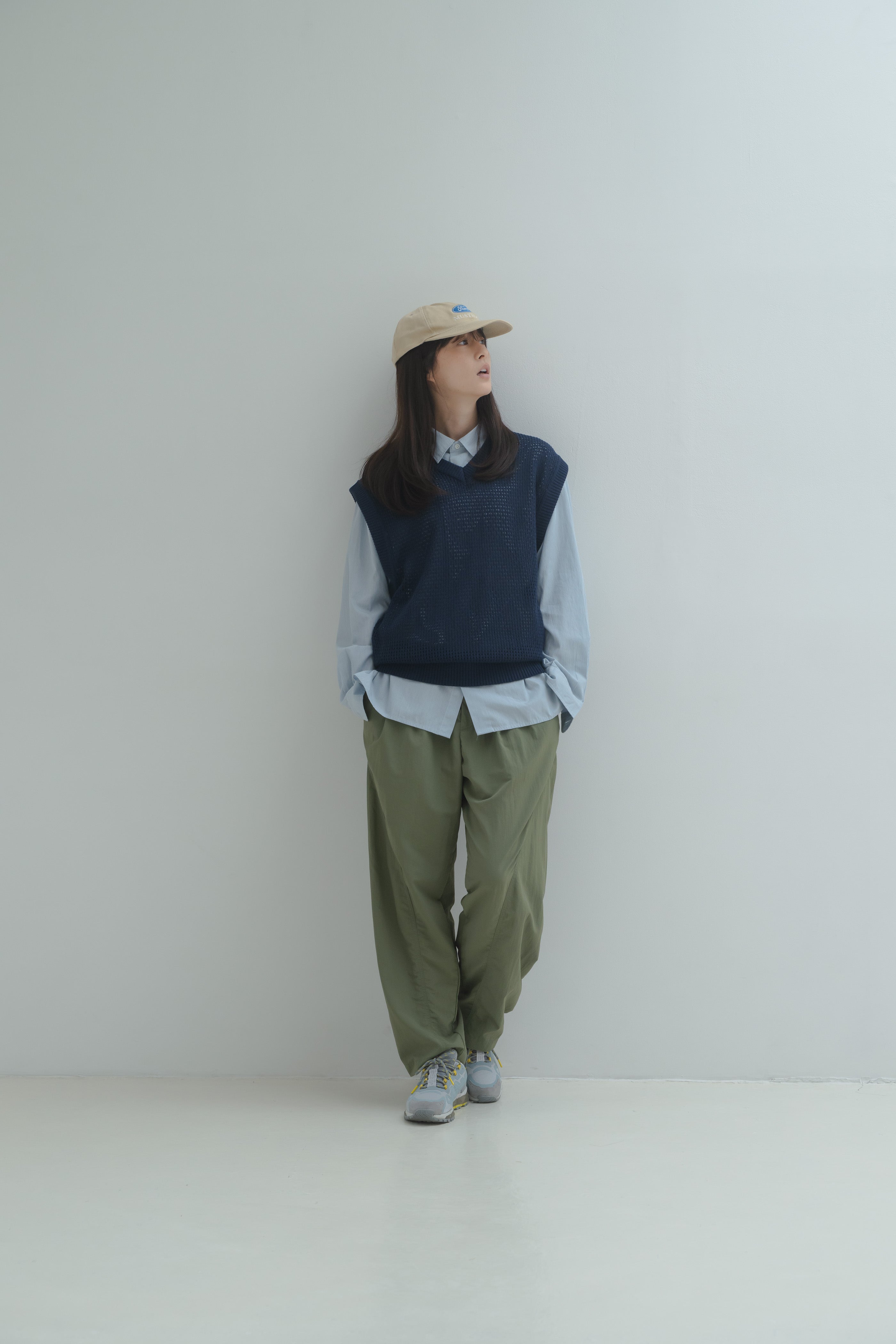 Nylon Easy Pants - Olive – Sanri studios