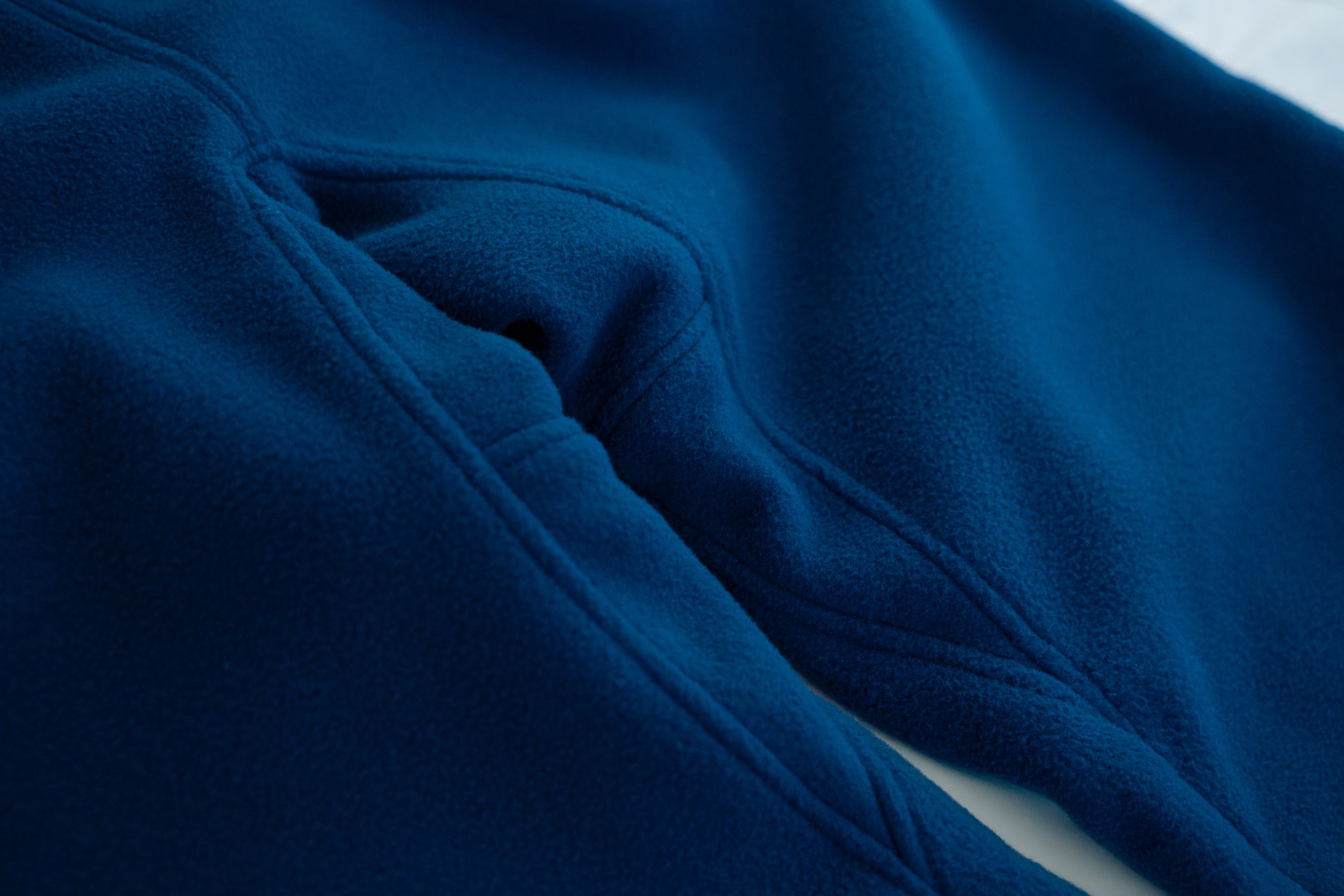 Side-Zip Fleece Pants - Ink Blue