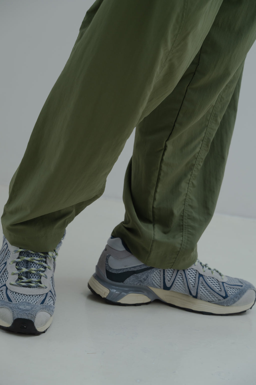 Nylon Easy Pants - Olive