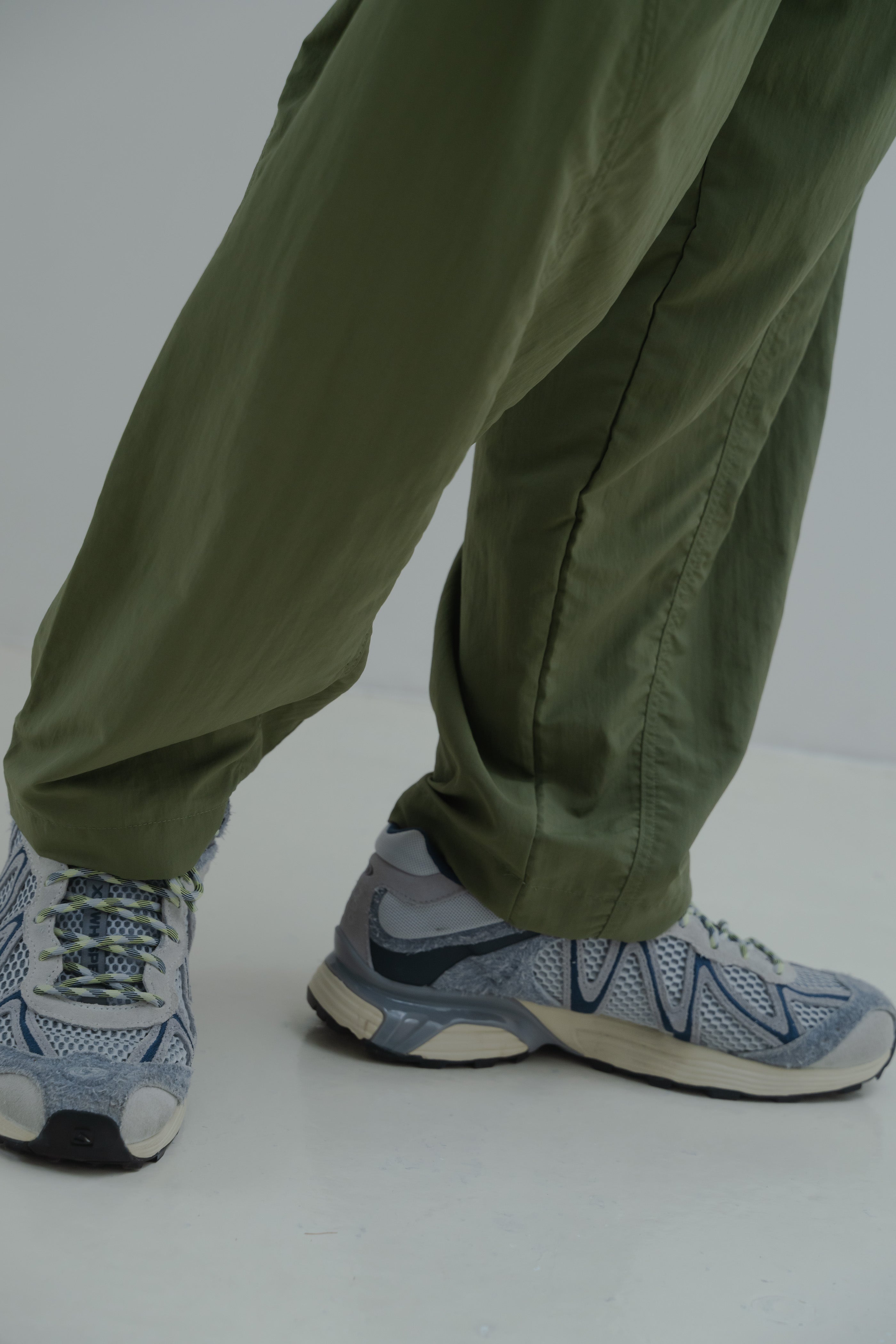 Nylon Easy Pants - Olive
