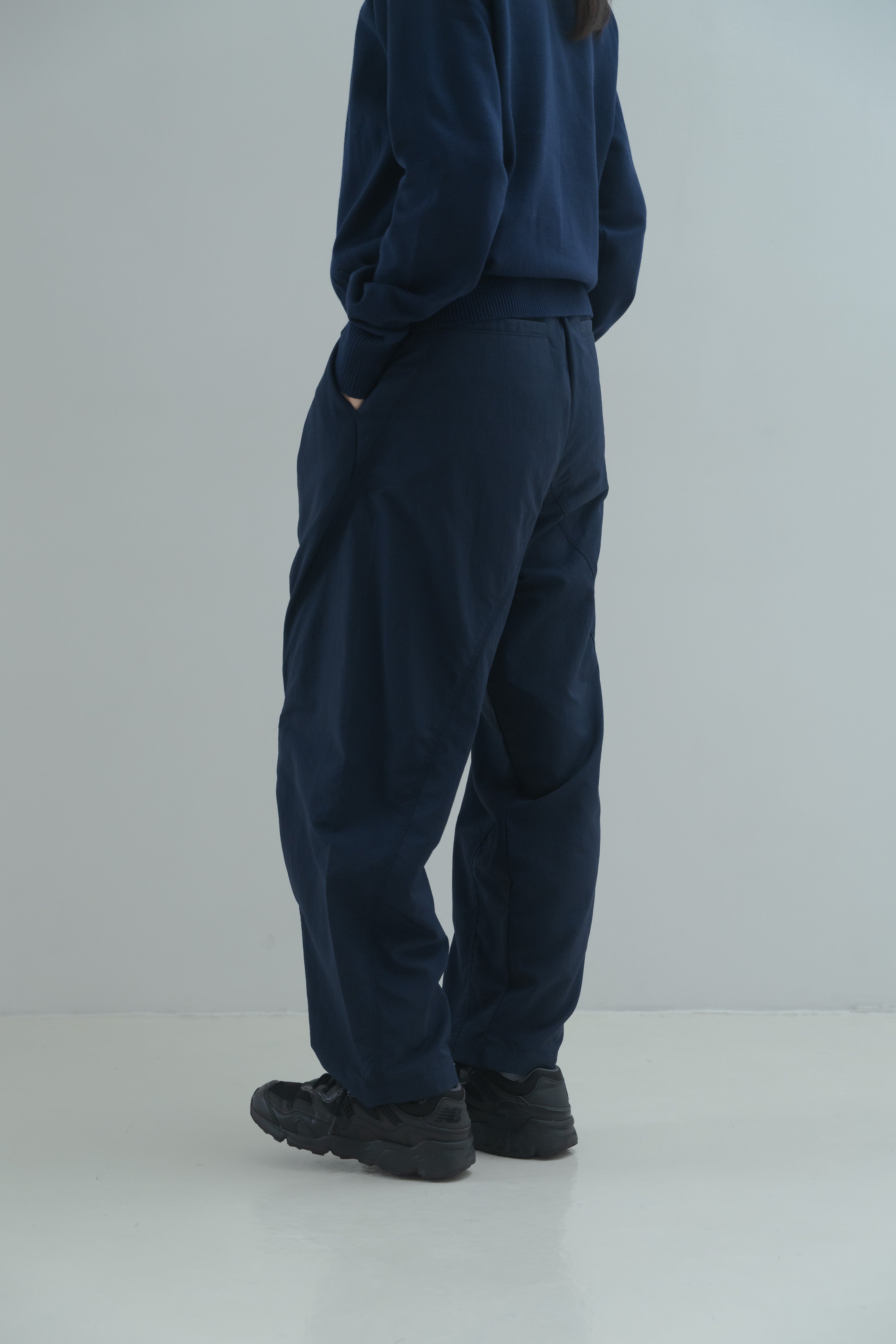 Nylon Easy Pants - Navy