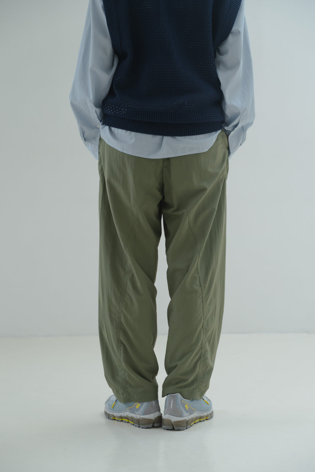 Nylon Easy Pants - Olive