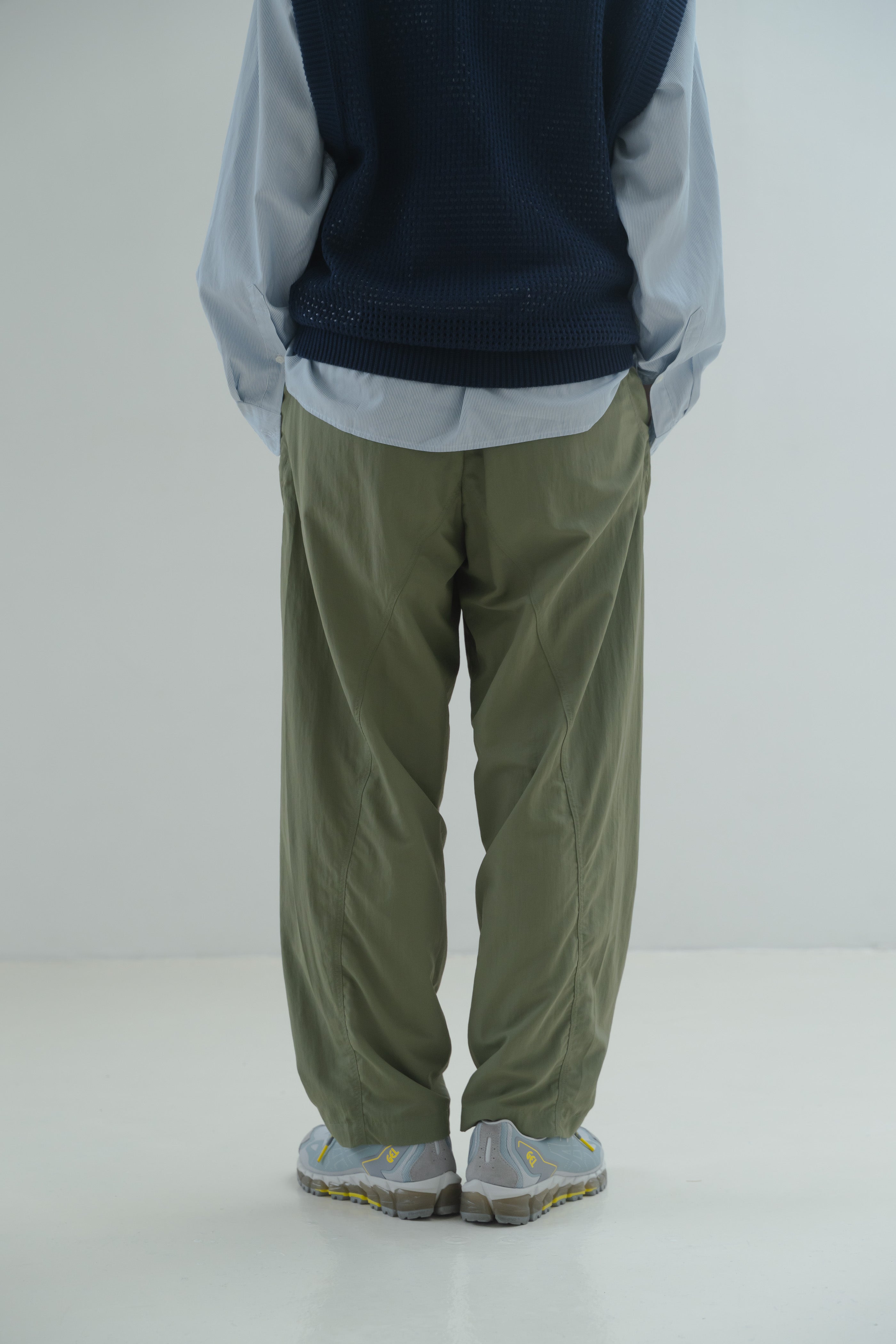 Nylon Easy Pants - Olive
